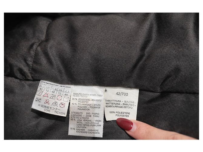 Cappotto marrone Max Mara con cappuccio - vista 5