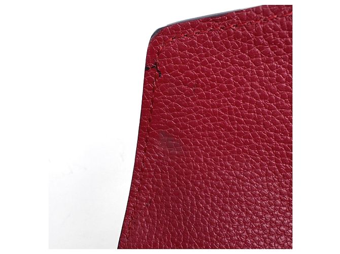 Cartera Pallas Louis Vuitton Castaño Roja Fucsia Monograma - vista 6