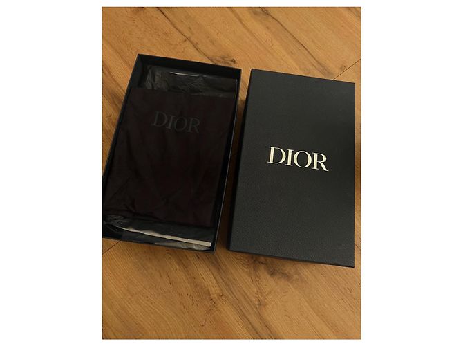 Dior Odeon Mocassino in Pelle Grana Grigia/Beige Grigio - vista 11