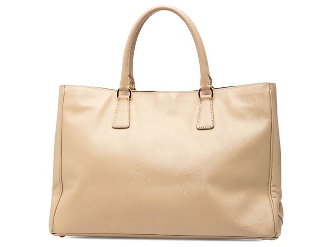 Prada Beiger Großer Saffiano Lux Galleria Tote - Ansicht 2