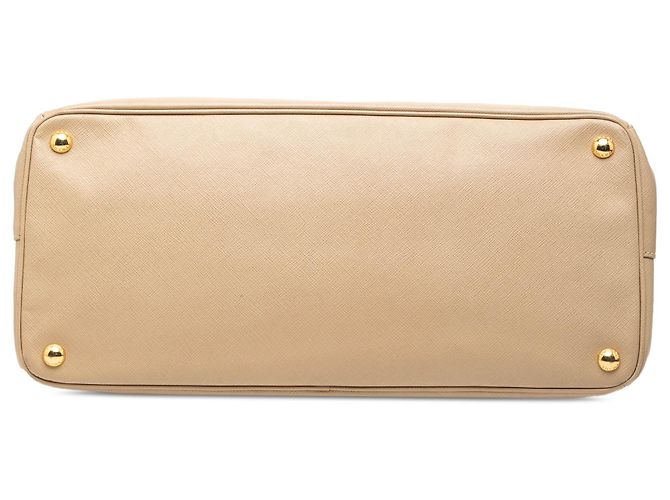 Prada Beiger Großer Saffiano Lux Galleria Tote - Ansicht 3