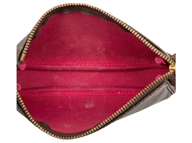 Mini Pochette Accessoires Vivienne Natale in Monogramma Marrone Louis Vuitton - vista 4