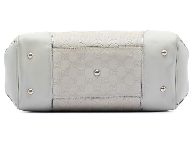 Borsa Tote Mayfair Guccissima Bianca di Gucci Bianco Bianco sporco - vista 3