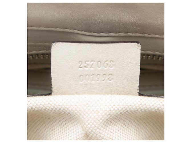 Borsa Tote Mayfair Guccissima Bianca di Gucci Bianco Bianco sporco - vista 6