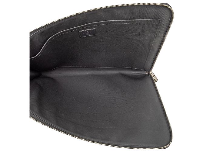 Pochette Jour GM Damier Graphite Nero Louis Vuitton - vista 4