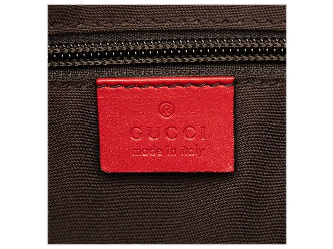 Crossbody Guccissima rossa di Gucci Rosso - vista 5