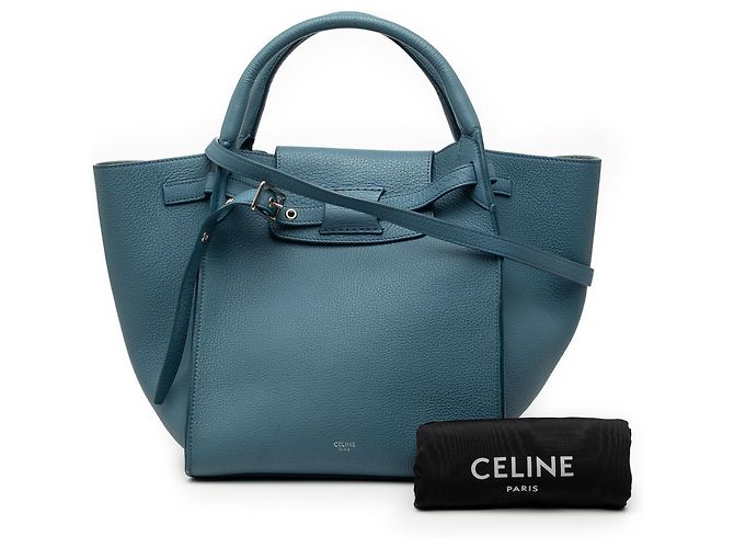 Big Bag Céline Große Tasche aus Blauem Rindsleder Celine - Ansicht 8