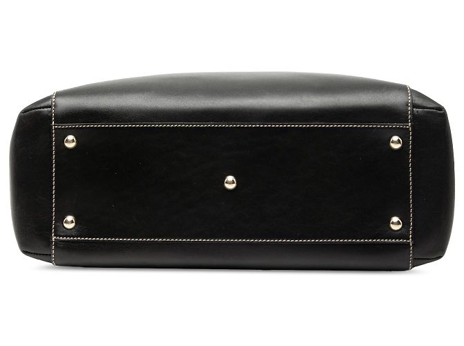 Gucci Schwarze Leder Hysteria Crest Tote - Ansicht 3