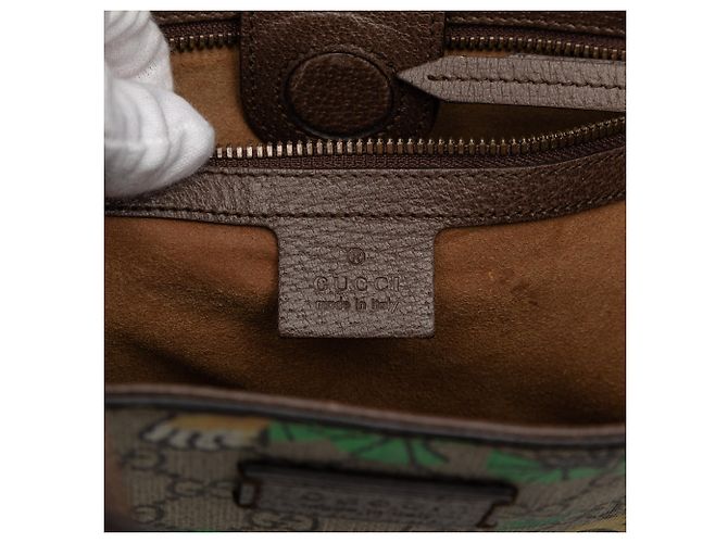 Borsa tote convertibile Bengal GG Supreme marrone Gucci Beige - vista 5