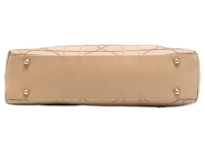 Tote bag Cannage Granville in agnello beige Dior - vista 3