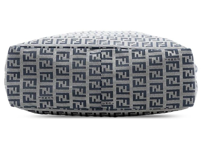 Graue Zucchino-Canvas-Tasche von Fendi Braun - Ansicht 3