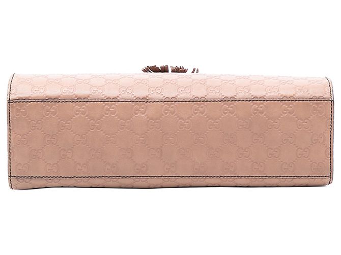 Borsa a Spalla Emily Guccissima Grande Marrone Gucci Carne - vista 3