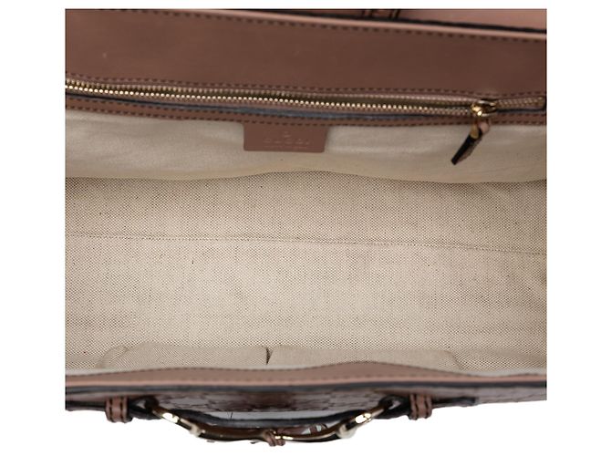 Borsa a Spalla Emily Guccissima Grande Marrone Gucci Carne - vista 4