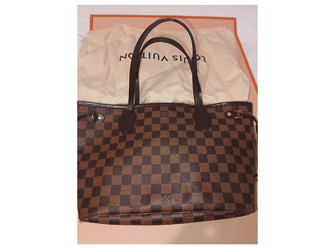 Borsa Neverfull PM Louis Vuitton Marrone - vista 2