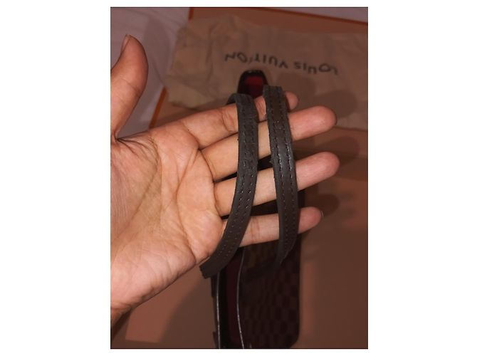 Borsa Neverfull PM Louis Vuitton Marrone - vista 6