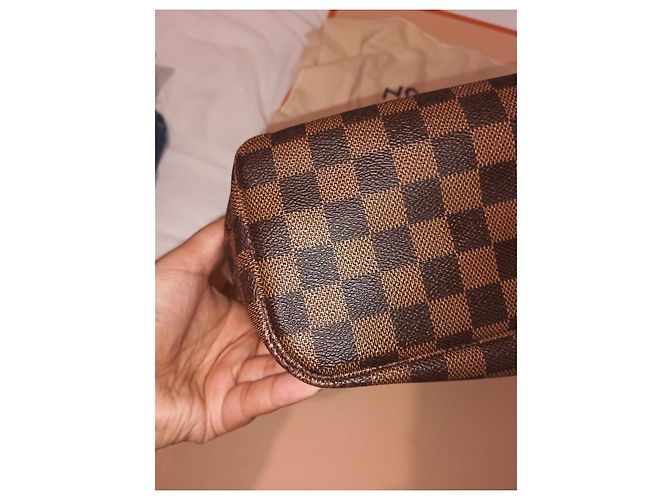 Borsa Neverfull PM Louis Vuitton Marrone - vista 9