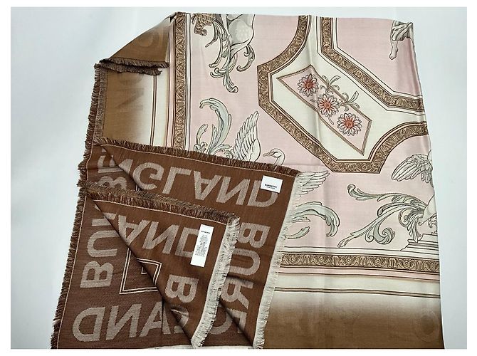 Foulard in seta edizione da collezione "Creature Mitologiche" di Burberry Multicolore - vista 4