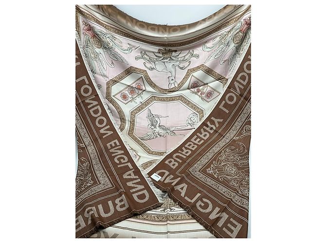 Foulard in seta edizione da collezione "Creature Mitologiche" di Burberry Multicolore - vista 5