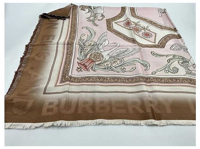 Foulard in seta edizione da collezione "Creature Mitologiche" di Burberry Multicolore - vista 8