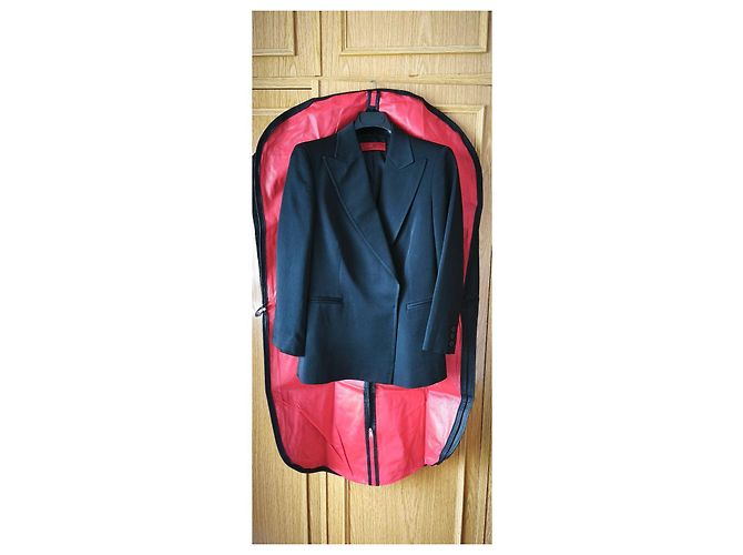 Carolina Herrera Schwarzer Blazer aus Schurwolle - Ansicht 11