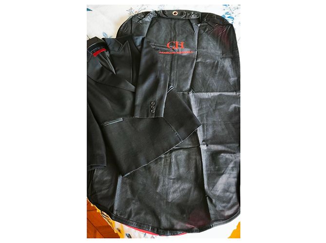 Carolina Herrera Schwarzer Blazer aus Schurwolle - Ansicht 12
