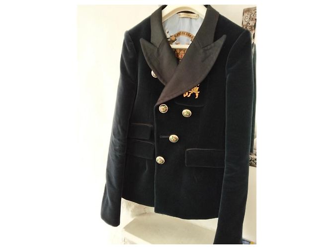 Balenciaga Balanciaga 2007 Runway Blazer Bleu Marine - vue 2
