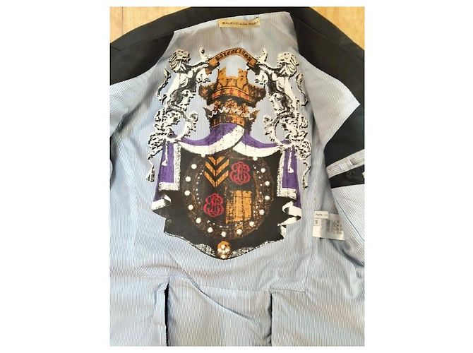 Balenciaga Balanciaga 2007 Runway Blazer Bleu Marine - vue 4