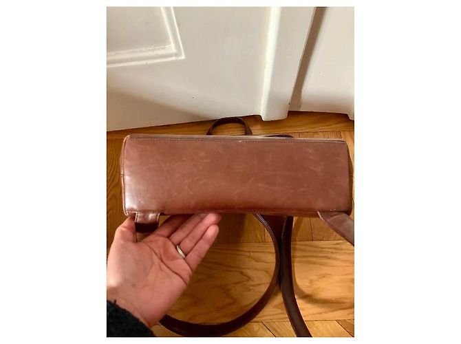 Brauner Leder-Rucksack von Chanel - Ansicht 6