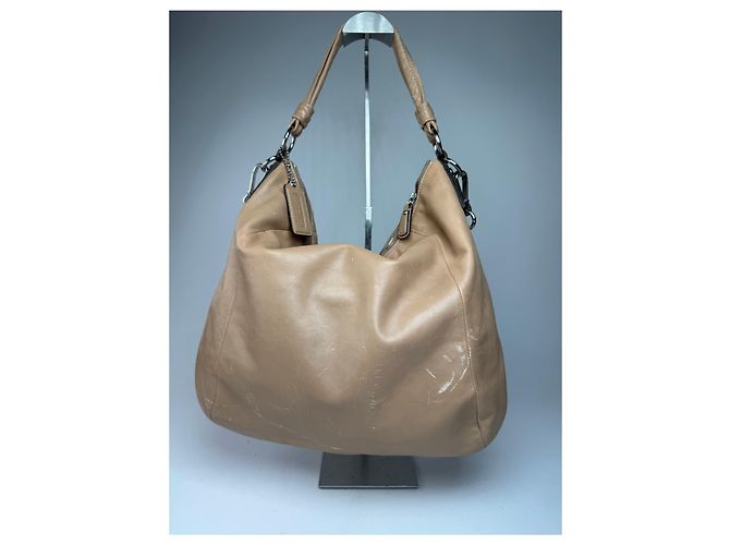 Vintage Coach 2Way Lederhandtasche Camel Kamel - Ansicht 13