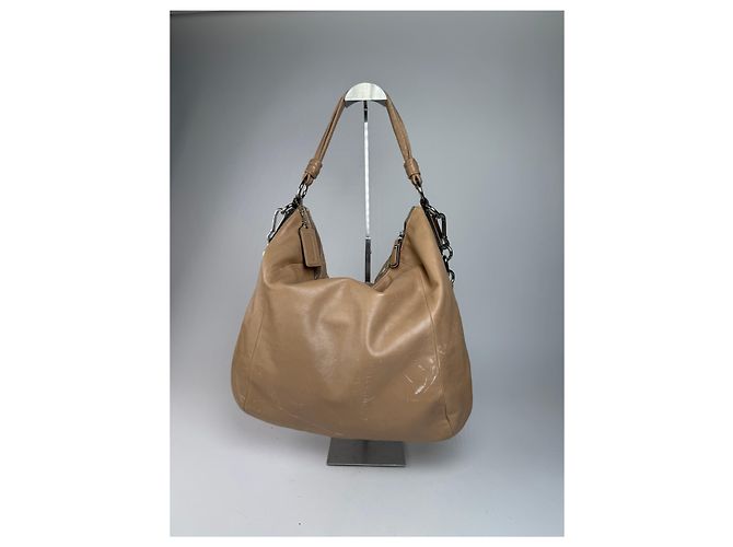 Vintage Coach 2Way Lederhandtasche Camel Kamel - Ansicht 2