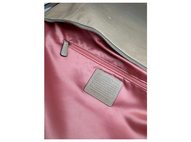 Vintage Coach 2Way Lederhandtasche Camel Kamel - Ansicht 4