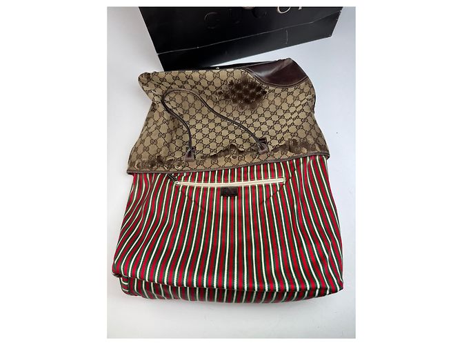 Vintage Gucci Monogram Tote Bag beige braun - Ansicht 3