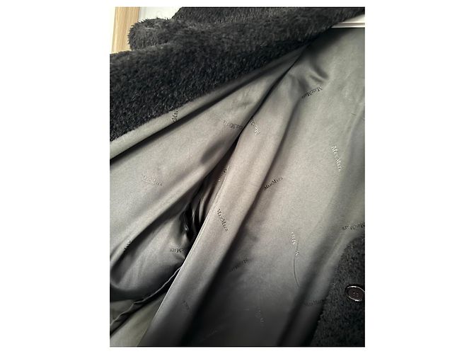 Cappotto Max Mara in lana e alpaca nera Nero - vista 4
