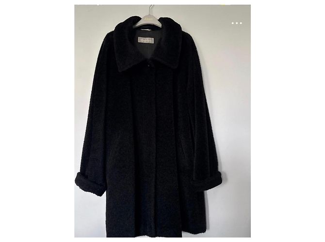 Cappotto Max Mara in lana e alpaca nera Nero - vista 8