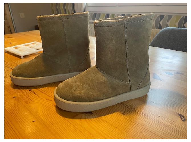 Stivali foderati ISABEL MARANT – modello FRIEZE, Cammello - vista 2