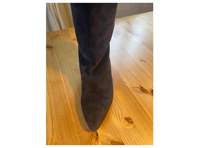 ISABEL MARANT – Botas Sobre la Rodilla SKARLET Negro - vista 2