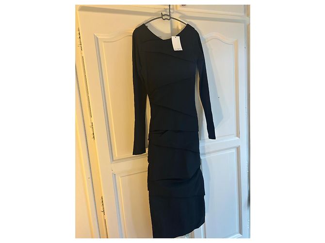 Autre Marque RAEY Schwarzes figurbetontes Kleid Größe 36 - Ansicht 4