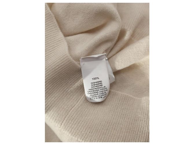 Brunello Cucinelli Kaschmirpullover mit V-Ausschnitt beige - Ansicht 4