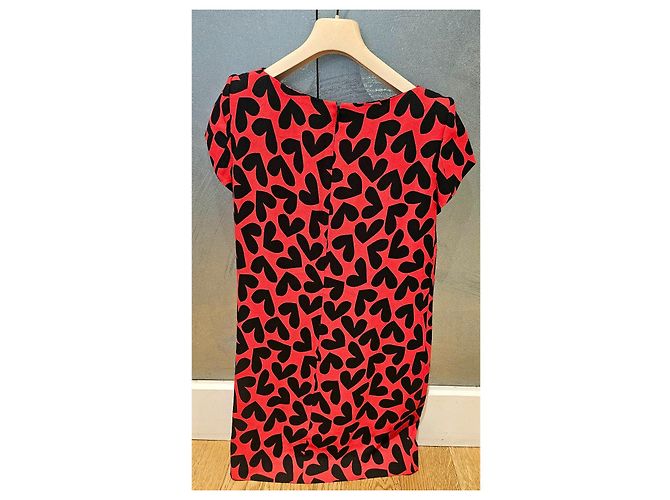 Saint Laurent Mini Kleid Rot - Ansicht 5