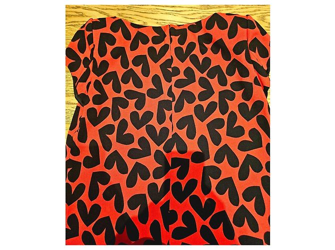 Saint Laurent Mini Kleid Rot - Ansicht 6