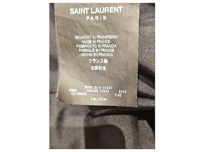 Saint Laurent Mini Kleid Rot - Ansicht 8