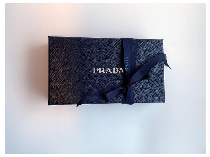 Prada Large Saffiano leather wallet Black - view 12