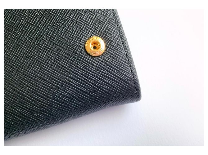 Prada Large Saffiano leather wallet Black - view 9