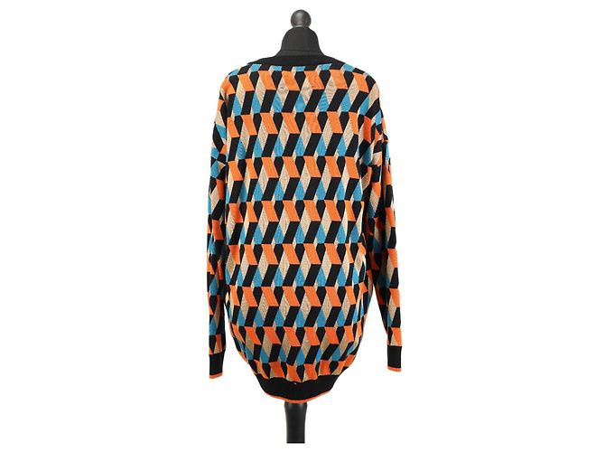 Autre Marque LA DOUBLE J Cardigan aus Baumwolle mit Knöpfen mehrfarbig Mehrfarben - Ansicht 2
