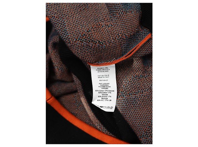 Autre Marque LA DOUBLE J Cardigan aus Baumwolle mit Knöpfen mehrfarbig Mehrfarben - Ansicht 4