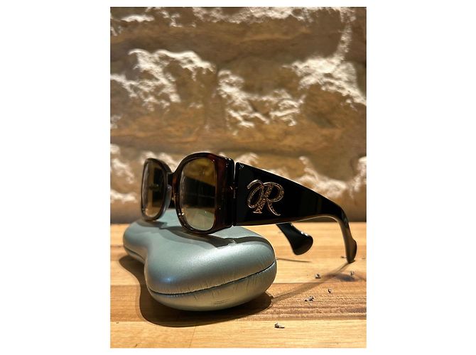 Gafas de sol Revillon Armoirie Carey Marrón Castaño - vista 4