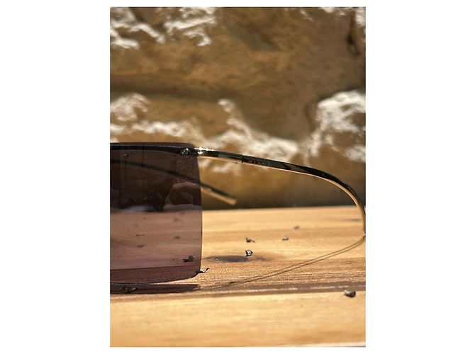 Gafas de sol Gucci de metal negro - vista 5