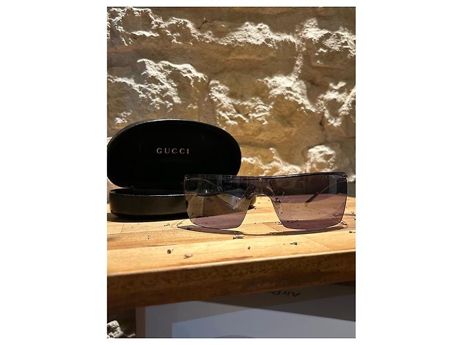 Gafas de sol Gucci de metal negro - vista 6