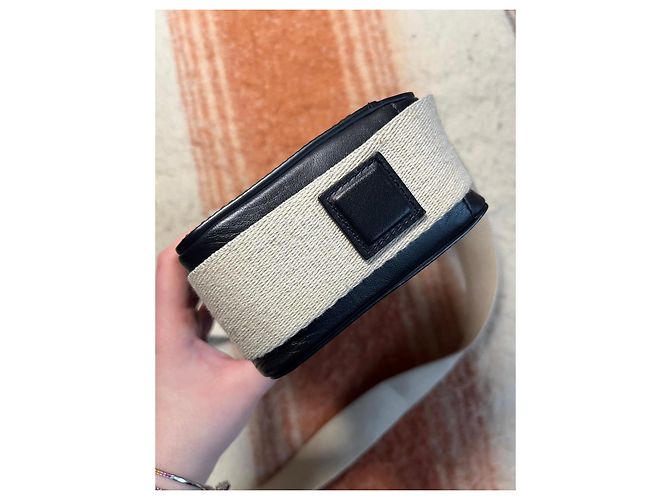 Borsa a spalla Jacquemus in pelle nera Nero - vista 11