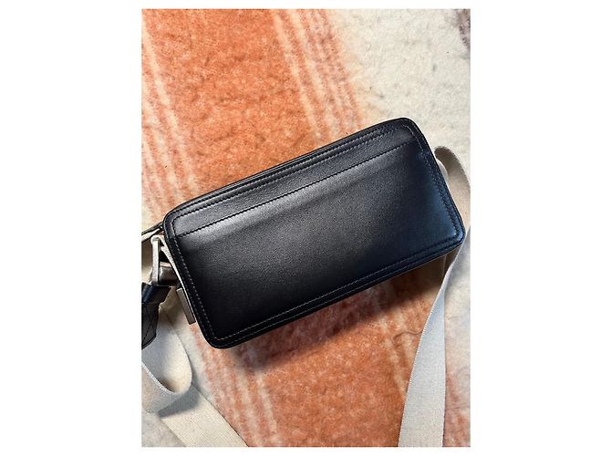 Borsa a spalla Jacquemus in pelle nera Nero - vista 6